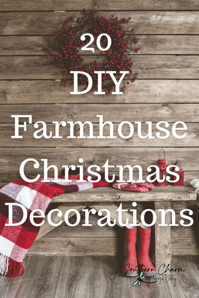 20 DIY Farmhouse Christmas Decorations