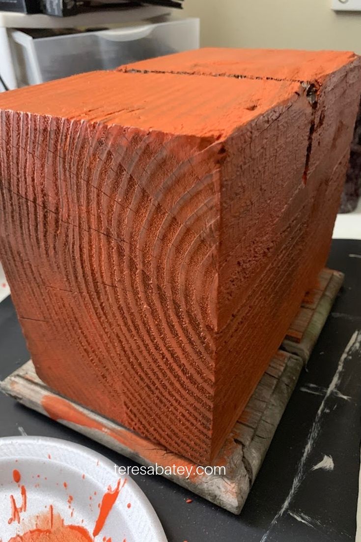 DIY Scrap Wood Pumpkin