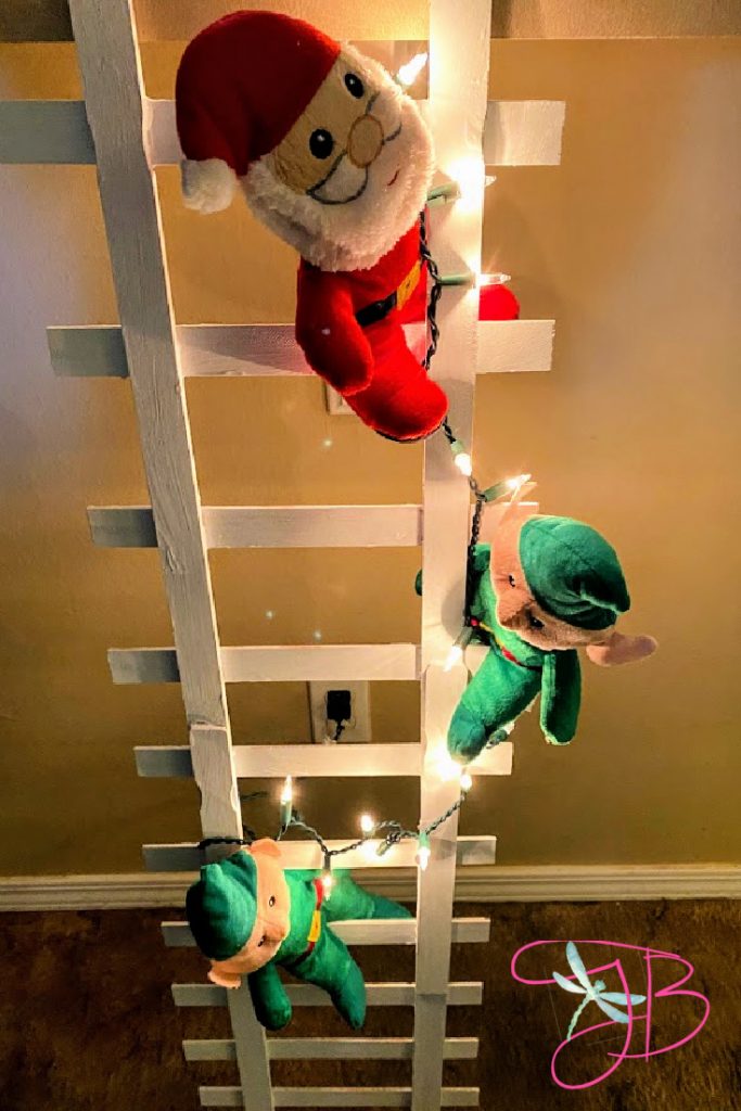 Dollar Tree DIY Christmas Elf Ladder