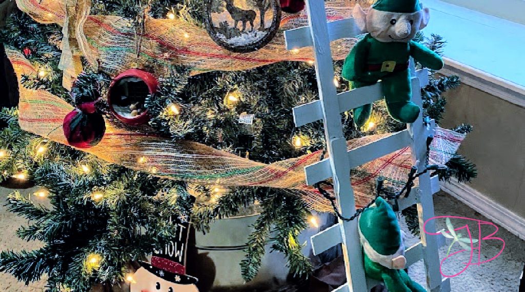 Dollar Tree DIY Christmas Elf Ladder