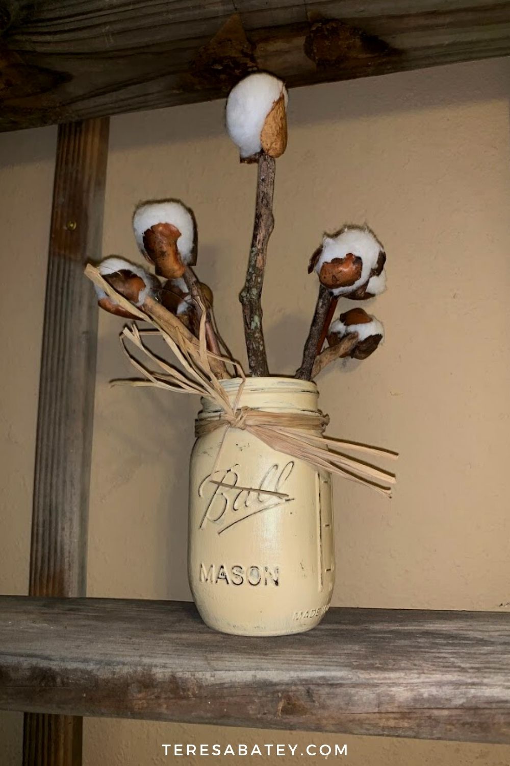 DIY Faux Cotton Stems