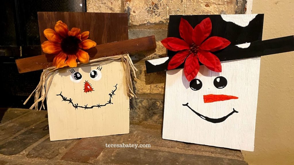 DIY Scarecrow Wood Sign