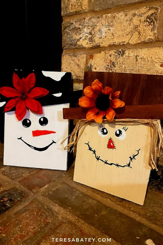 DIY Scarecrow Wood Sign (