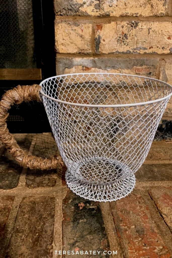 Dollar Tree DIY Wire Wastebasket Coffee Mug