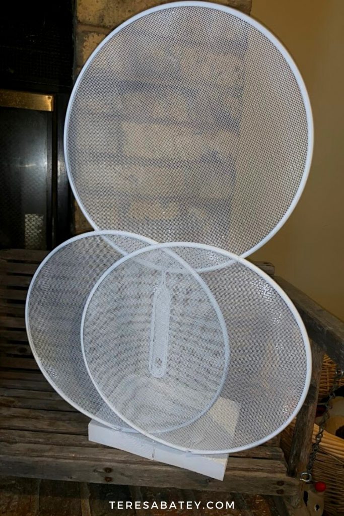 Dollar Tree Splatter Screen Snowman
