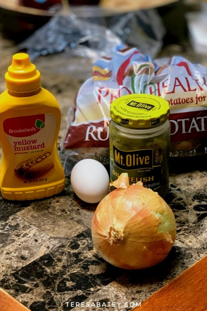Southern Style Creamy Potato Salad Recipe (No Mayo)
