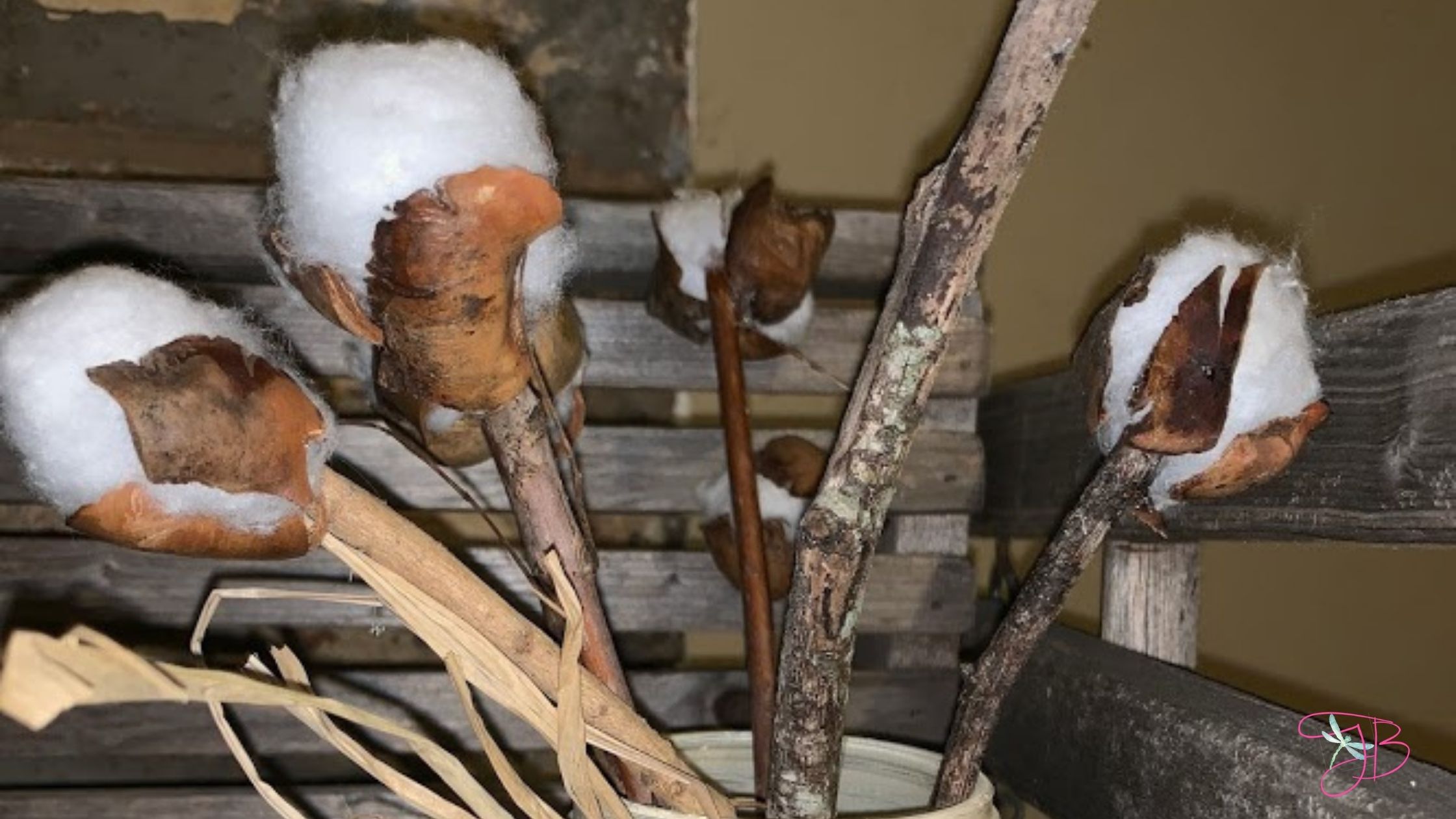 DIY Faux Cotton Stems