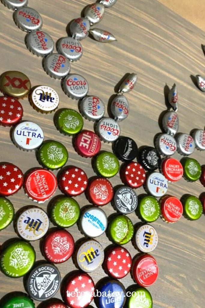 Bottle Cap Deer Head Art