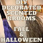 DIY Decorated Scented Brooms