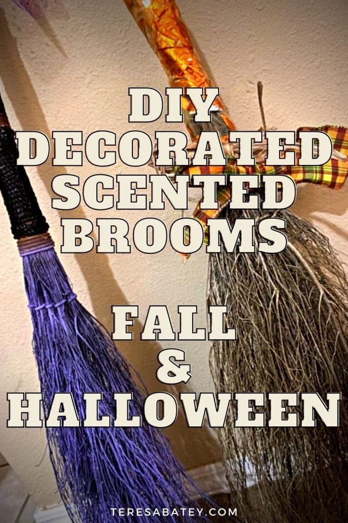 DIY Decorated Scented Brooms