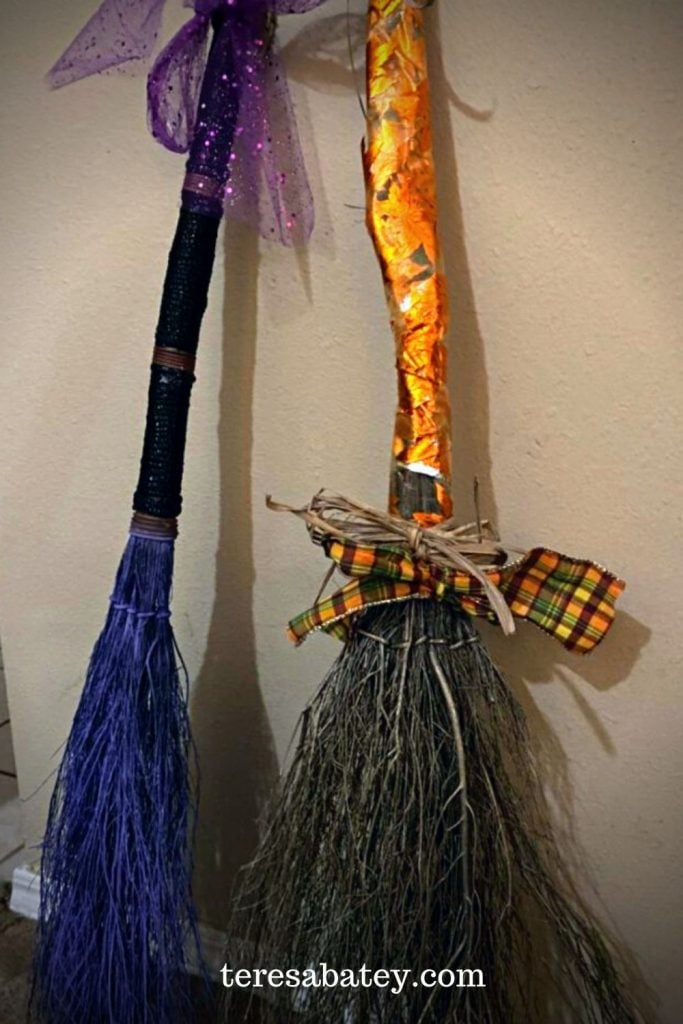 DIY Decorated Scented Brooms