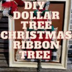DIY Dollar Tree Christmas Ribbon Tree