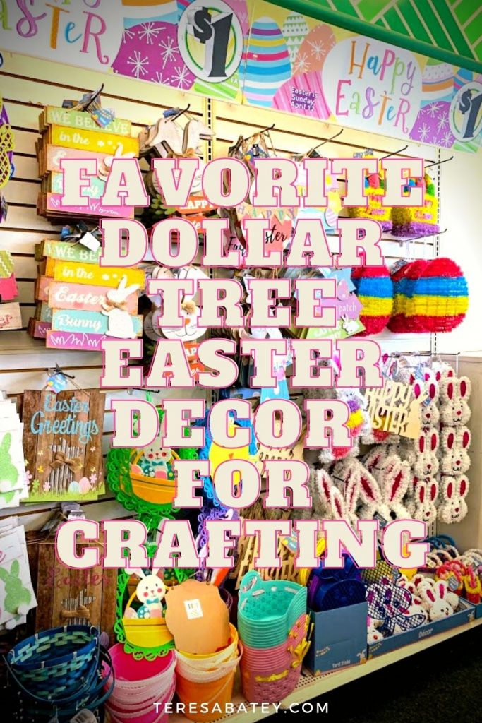 Favorite Dollar Tree Easter Decor for Crafting