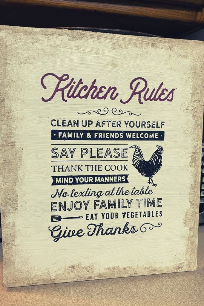 DIY Aged Wood Sign