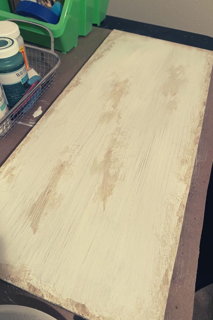 DIY Aged Wood Sign