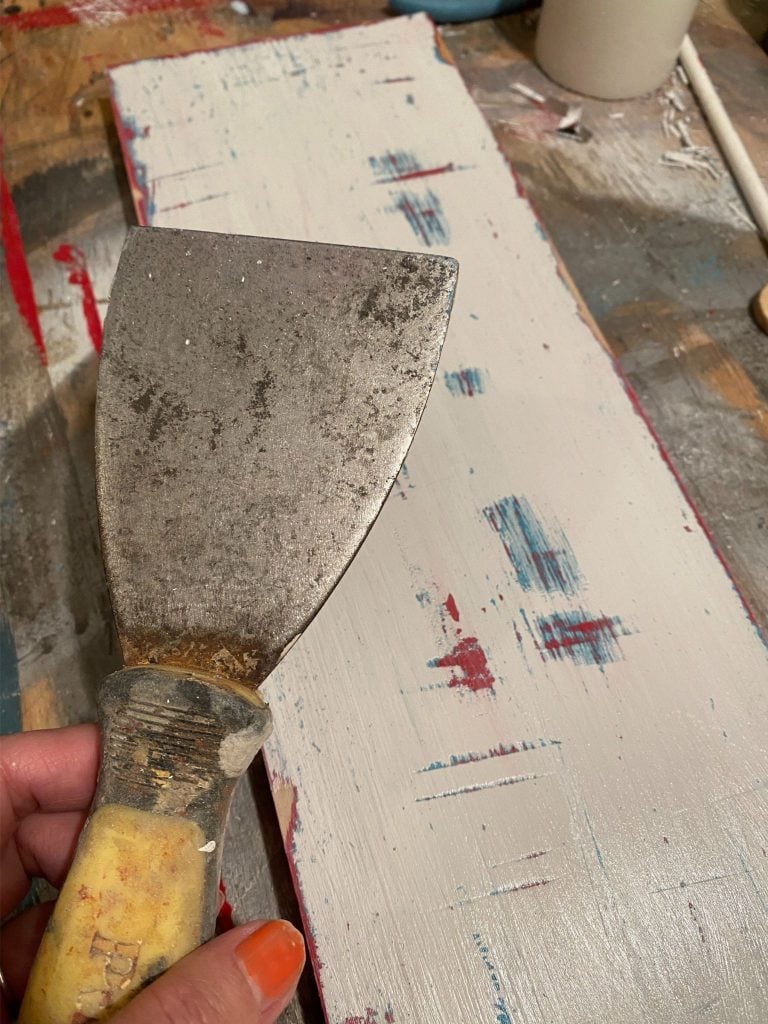 How To Distress Wood With Candle Wax