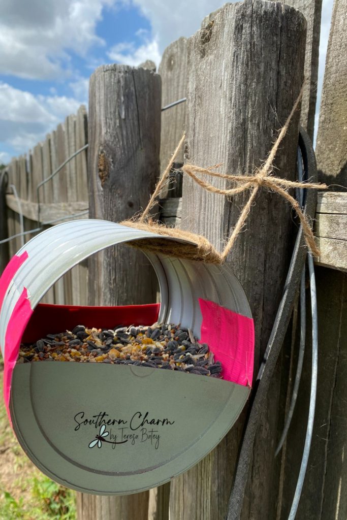 DIY Coffee Can Bird Feeder