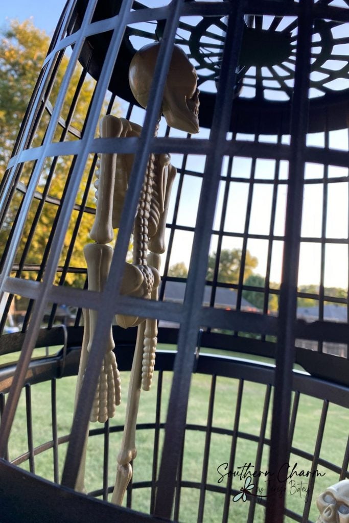How To Make A Fun DIY Skeleton Cage For Halloween