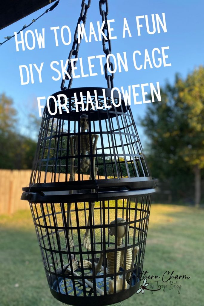 How To Make A Fun DIY Skeleton Cage For Halloween