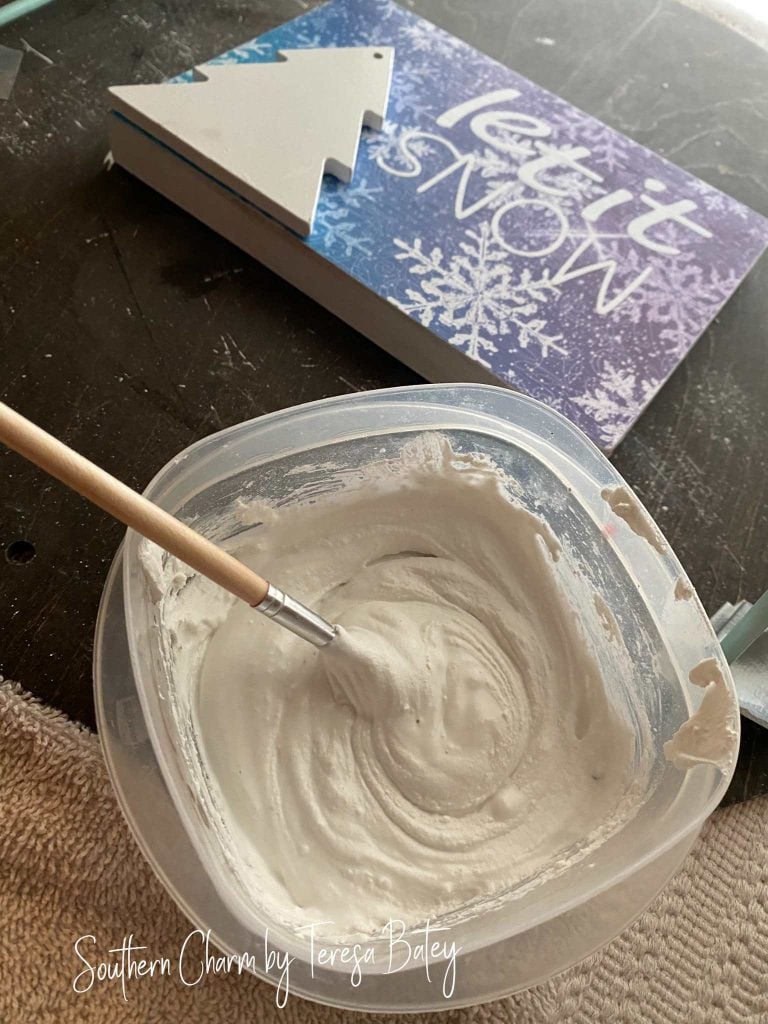 Simple DIY Puffy Snow