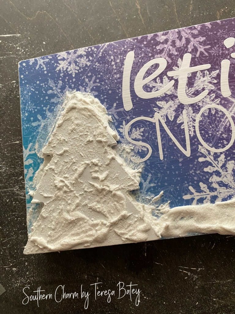 Simple DIY Puffy Snow