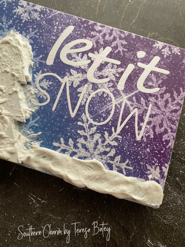 Simple DIY Puffy Snow